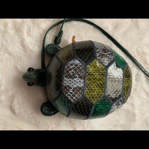 Tory Burch Leather Turtle Mini Bag